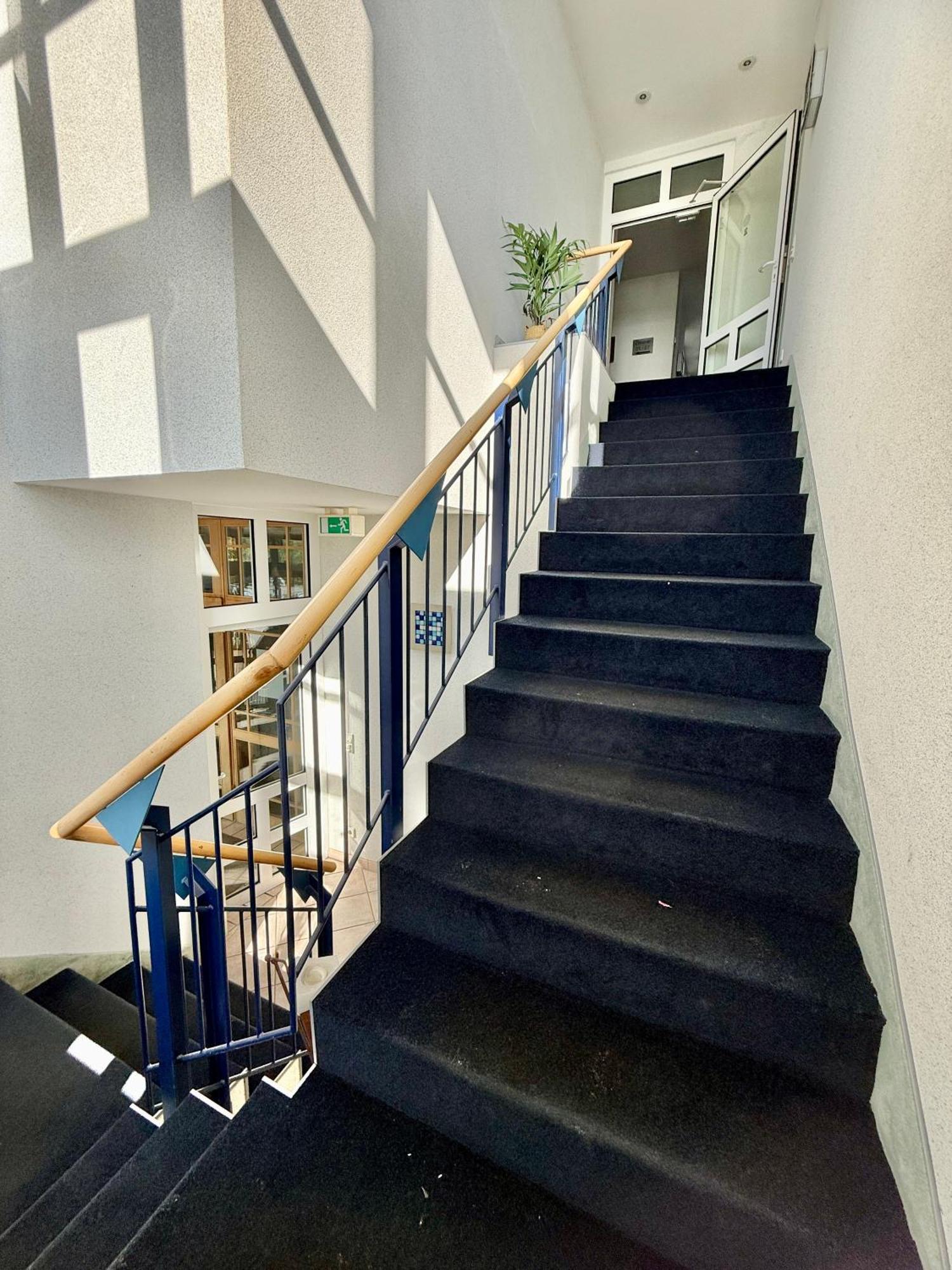 Gaestehaus Weserblick Am Weser-Sandstrand Berne Esterno foto